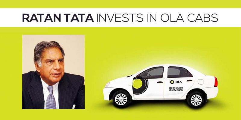 India's billion dollar unicorn Ola now has the backing of Ratan Tata