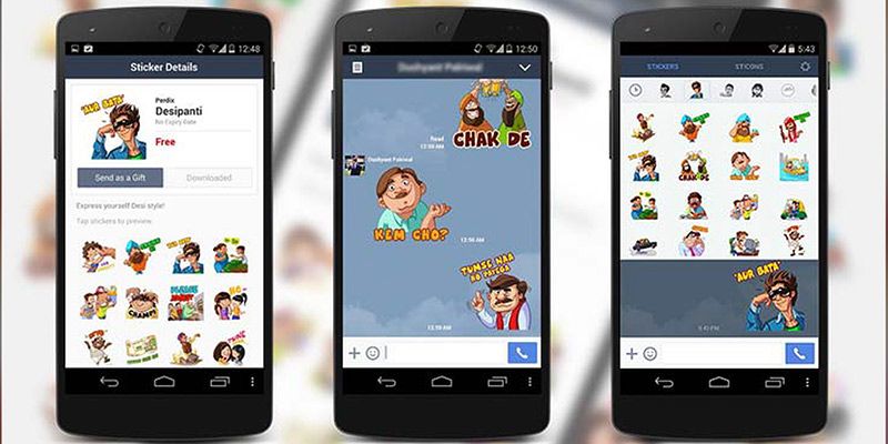 While others are busy building Instant messaging apps, this design startup uses stickers as their selling point