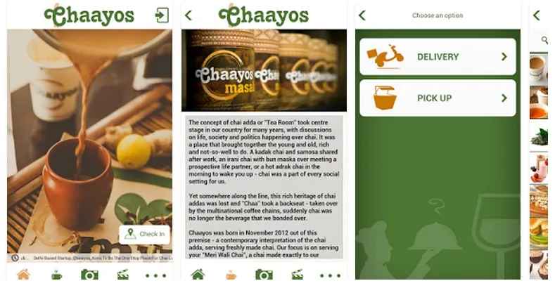 The Chaayos app