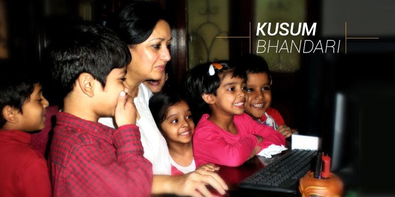 Kusum Bhandari, the only practicing Montessorian in Kolkata is a woman of diverse talents