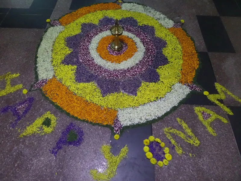 photo sparks onam celebration and creativity in pookalam floral design photo sparks onam celebration and