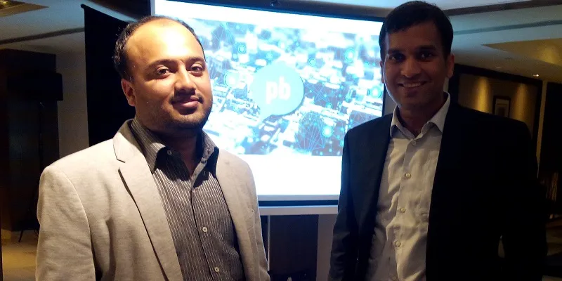 Aaditya Jain (Left) and Pankaj Garg, Co-founders of Plabro Networks 