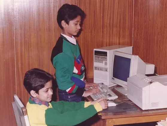Varun with his brother Himanshu