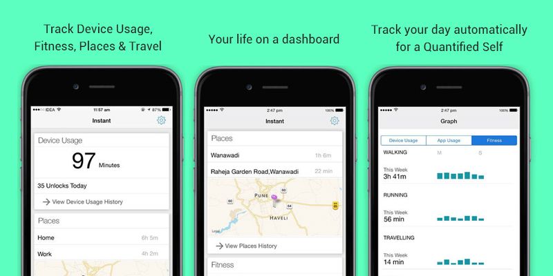 [App Fridays] Instant helps you lead a balanced life with automatic lifelogging