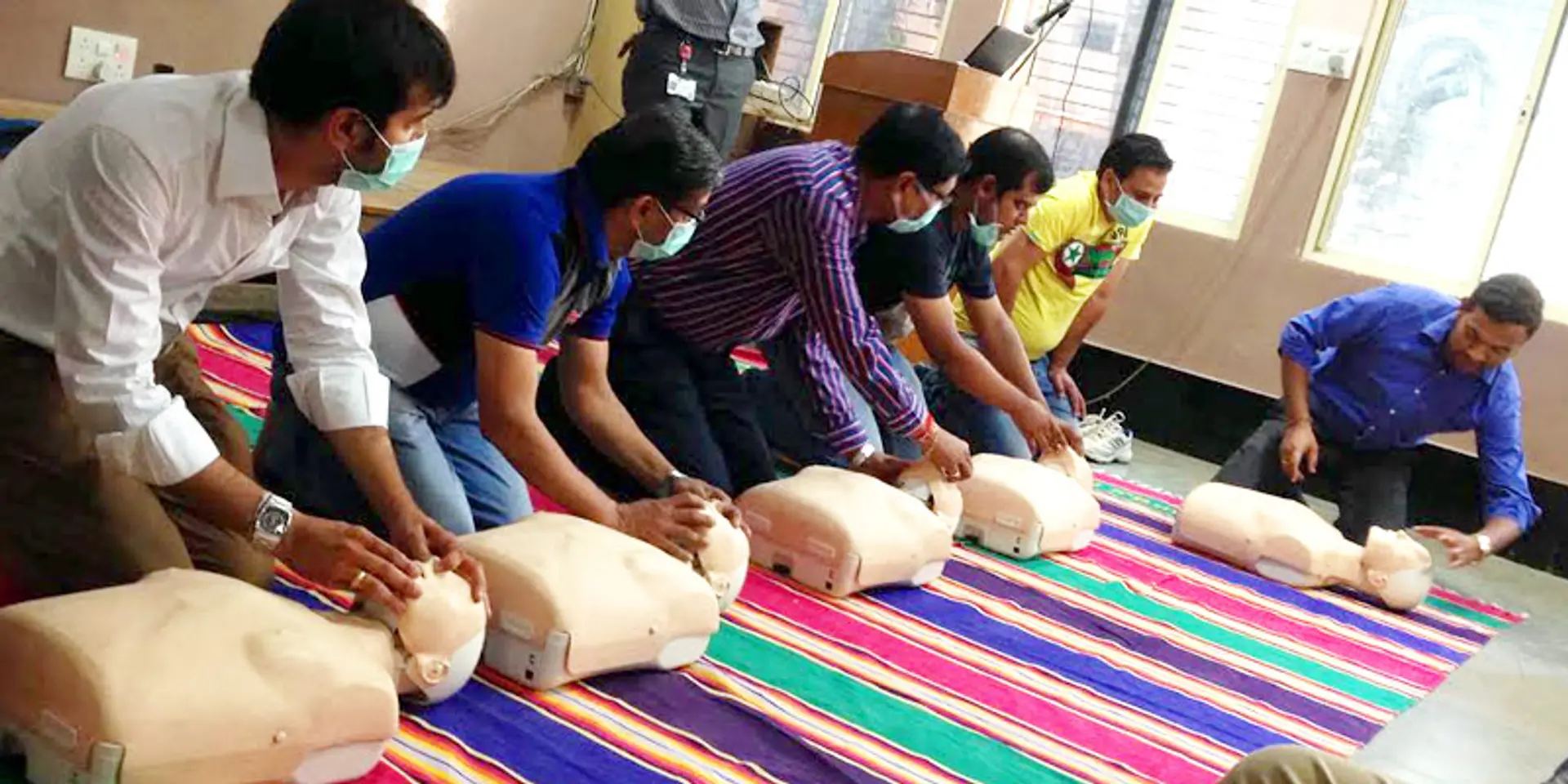 Why don’t you take the place of that unpunctual Indian ambulance, and save a life?