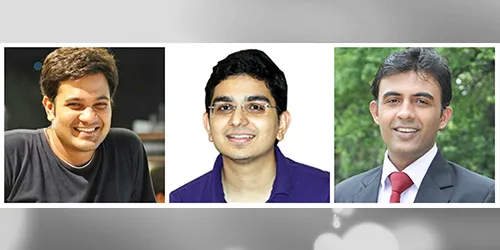 Co-founders (left to right) Tanutejas Saraswat, Sumit Ghorawat, and Deepak Dhanotiya.