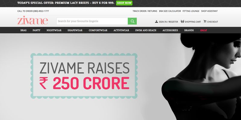 Online lingerie retailer Zivame raises an INR 250 Cr series C round