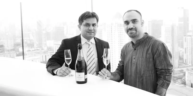 Aneesh Bhasin with Vikas Sharma, Director of F&B at Four Seasons
