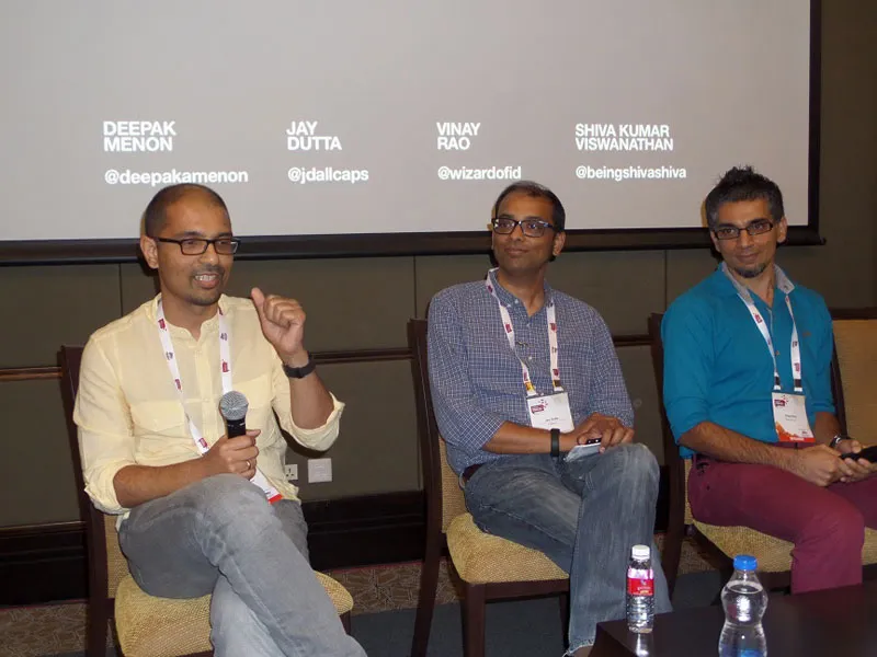 Design Panel - Deepak Menon, Jay Dutta, Vinay Rao