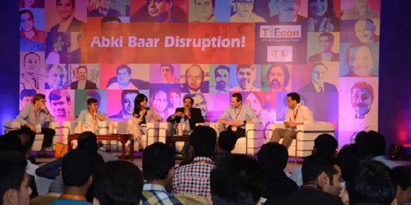 A panel discussion at TiEcon Delhi 2014