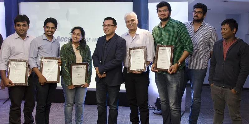 The Co-founders of the third batch with Navneet Kapoor, President, Target India 