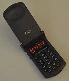 The world’s first flip phone — The Motorola StarTac