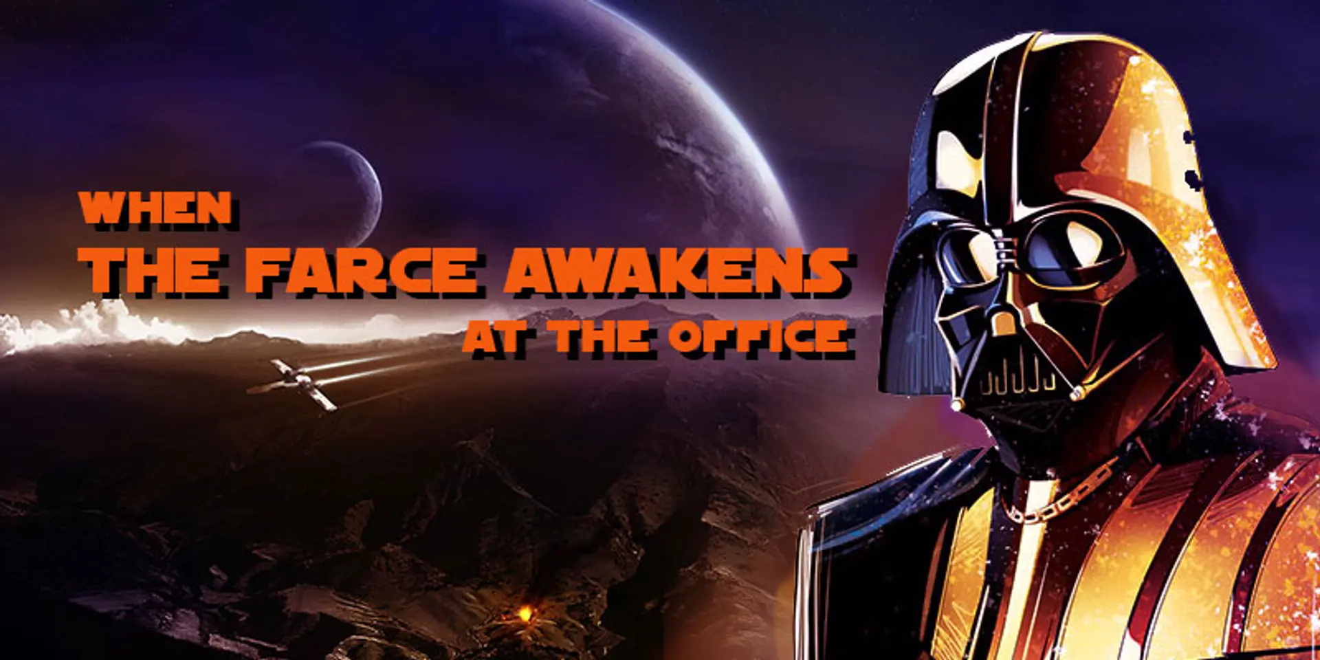 When the farce awakens at the office