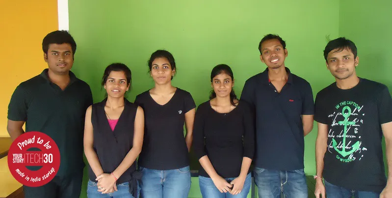 The team at CloverBoard with the founders 