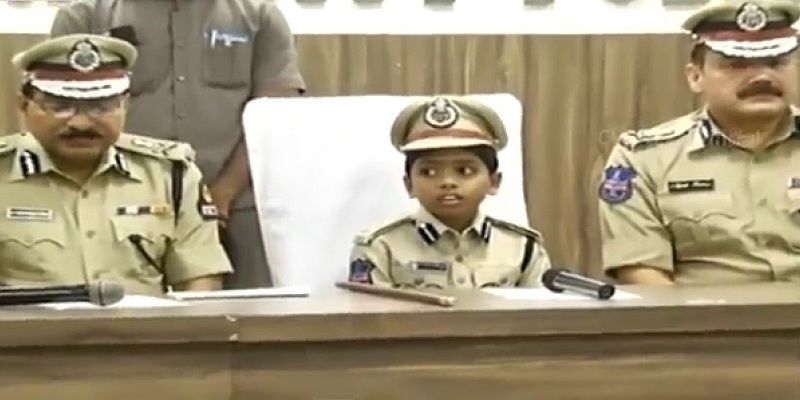 Meet the 8-year-old boy sufferring from thalassemia who became police commissioner for a day
