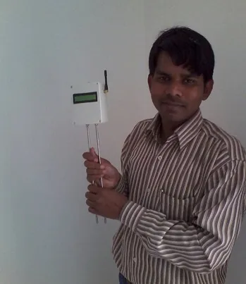 Abdul constantly innovating, with his GPRS sensor