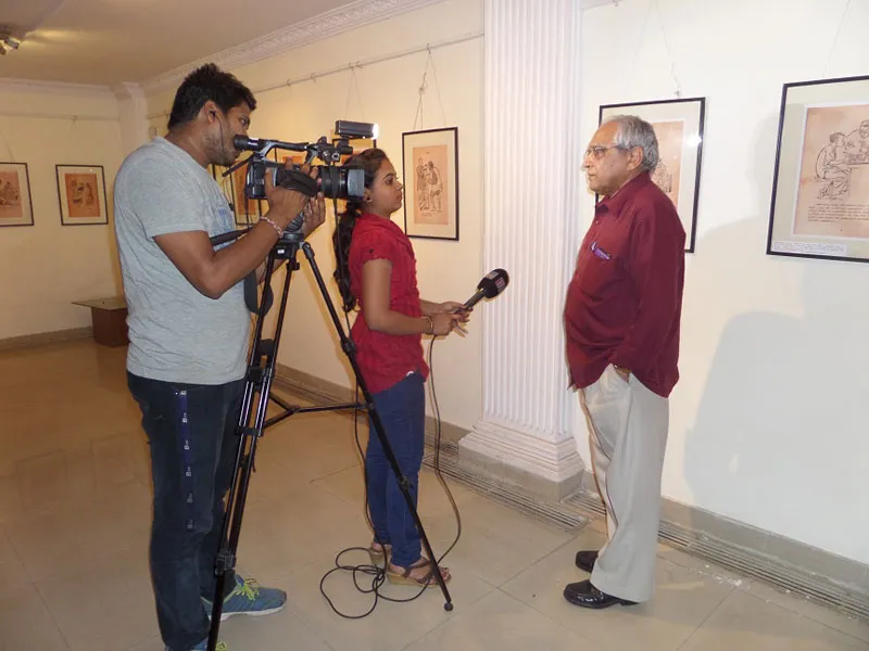 cartoonist R.K. Laxman