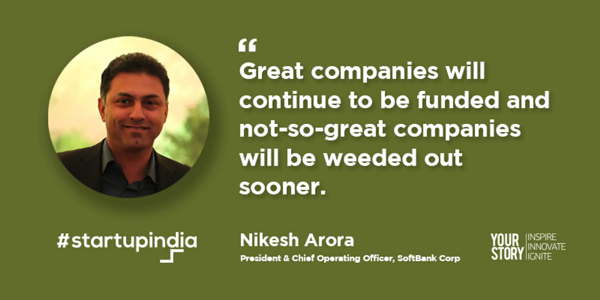 Startups should solve customer problems; investment will follow: Nikesh Arora