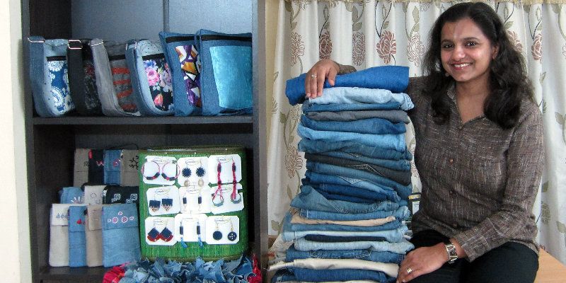 Prabha's upcycling boutique BlueMadeGreen gives old denims a creative makeover