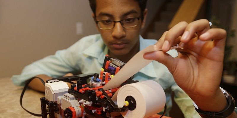This 14-year-old runs a startup making low-cost printers for the blind