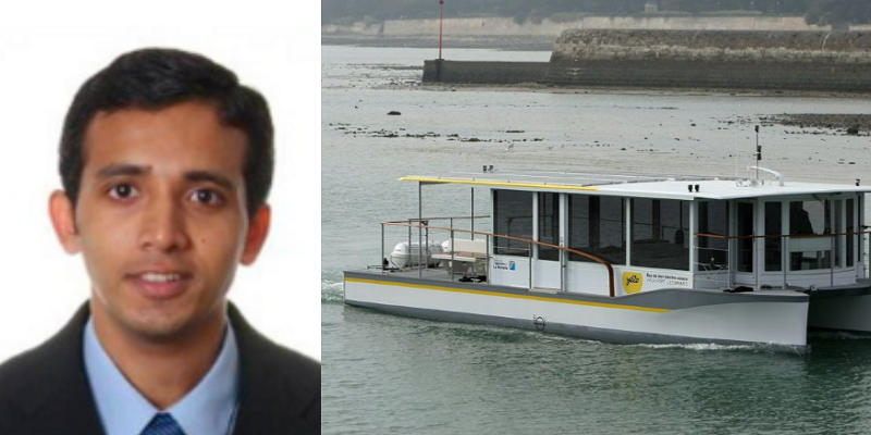 Meet the entrepreneur who has built India's first solar ferry, in the backwaters of Kochi