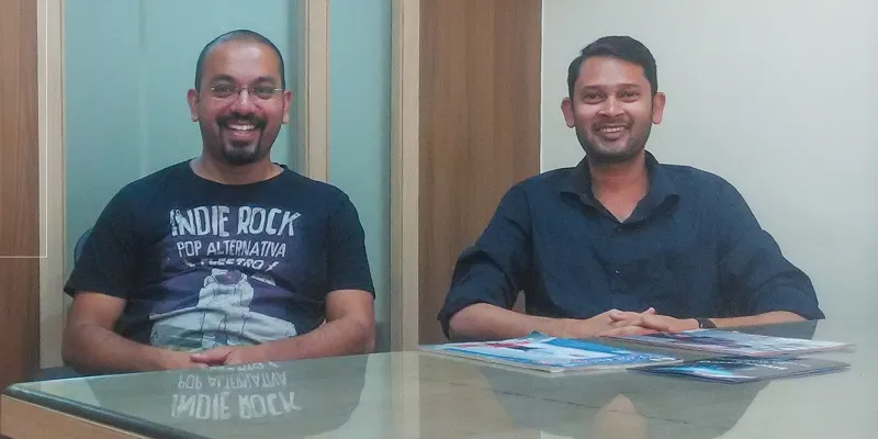 The co-founders Lucio Mesquita (L) and Anand Naik (R)