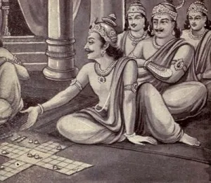 The Mahabharata dice game