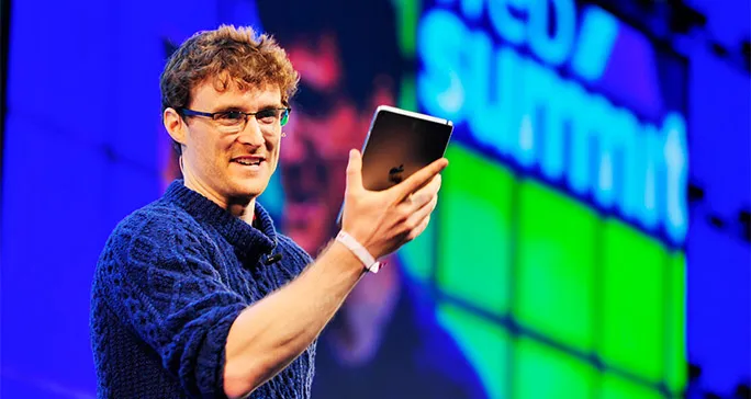 Paddy Cosgrave, CEO of Web Summit, at the The Web Summit in Dublin, Ireland, on 3 November 2015. Photographer: Aidan Crawley/Bloomberg 