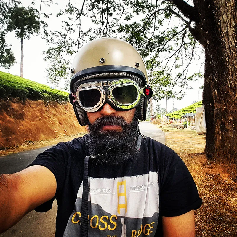 A selfie for the road. Rohith Subramanian