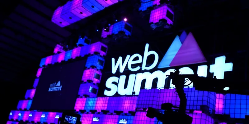 5 November 2015; A general view of Centre Stage ahead of Day 3 of the 2015 Web Summit in the RDS, Dublin, Ireland. Picture credit: Stephen McCarthy / SPORTSFILE / Web Summit
