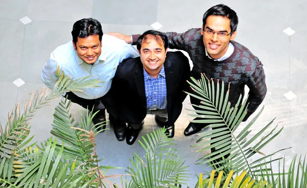 R-L-- Kartik Wahi, Founder Claro energy, Soumitro Mishra, Co-founder, Gaurav Kumar, Director Photo by Aayush Goel