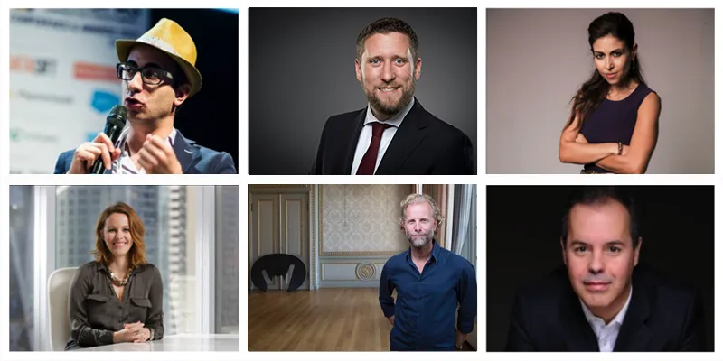 Some of the speakers who will be at the Startup Challenge are: ( Top left to right) Samer Karam, Chairman of Startup Megaphone | Fund Manager | Angel Investor |Startup Advisor; Thomas Festerling, Former Director of Deutsche Bank | Managing Partner & CFO of GreenTec Capital Partners; Genny Ghanimeh, Founder-CEO @ pi-slice.com | Blogger @ blog.pi-slice.com. (Bottom left to right) Tena Pick, CEO at The Sustainability Platform | Director of Advisory at VentureFin | Head of Social Impact at C3; Oscar Kneppers, Venture Capital & Private Equity Founder & CEO, Rockstart accelerator, Netherlands; Luis Ferreira, Co-Founder, Elitelux, Venture capitalist.