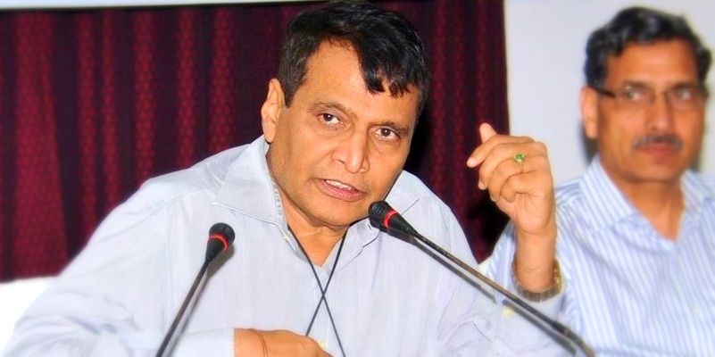 Railway passengers can send SMS to get a dirty coach cleaned says Suresh Prabhu
