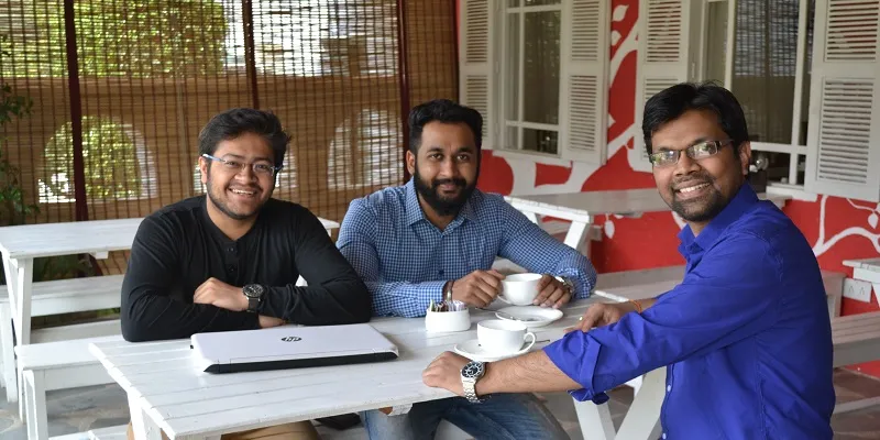 The co-founders of YANA (L to R) - Ankit, Aashish and Rahul