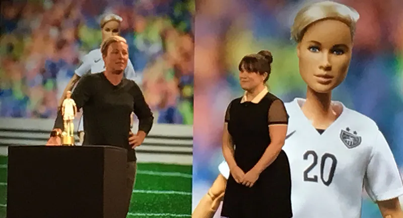 Unveiling of the Abby Wambach Barbie
