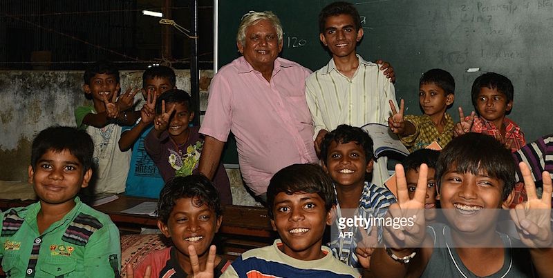 For 15 years, this man has single-handedly transformed the future of hundreds of children in a slum