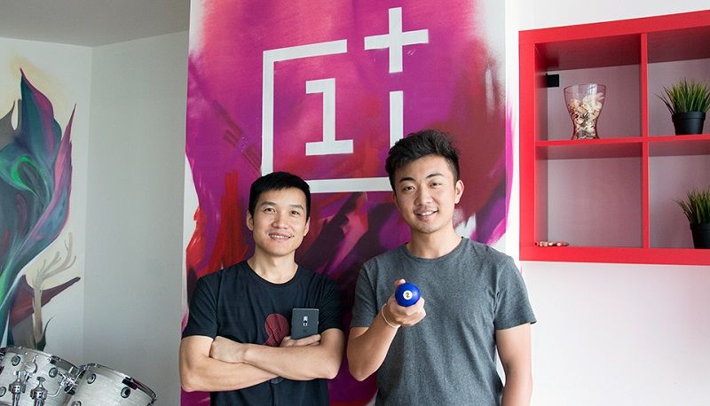 Pete Lau with his OnePlus co-founder Carl Pei