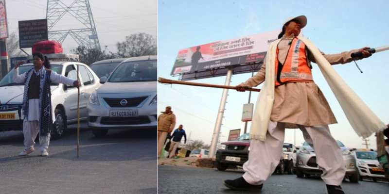'Traffic Heroine' of Ghaziabad runs the junction where her daughter died 6 years ago