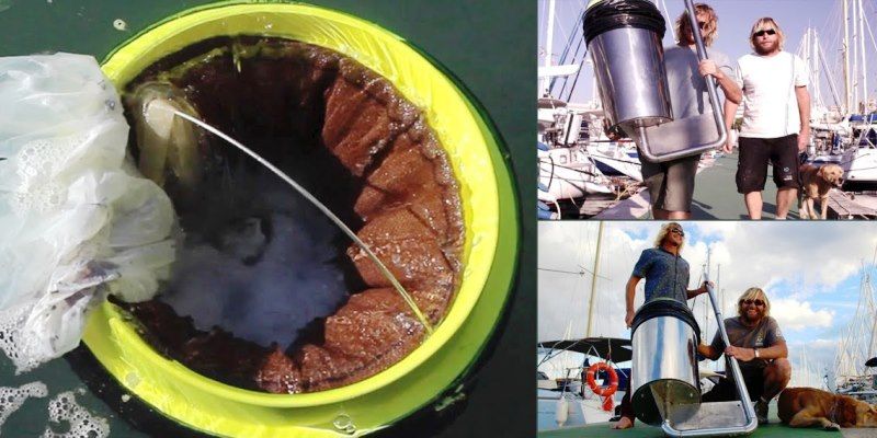This floating bin, developed by two Australian surfers, can solve India's water pollution problem