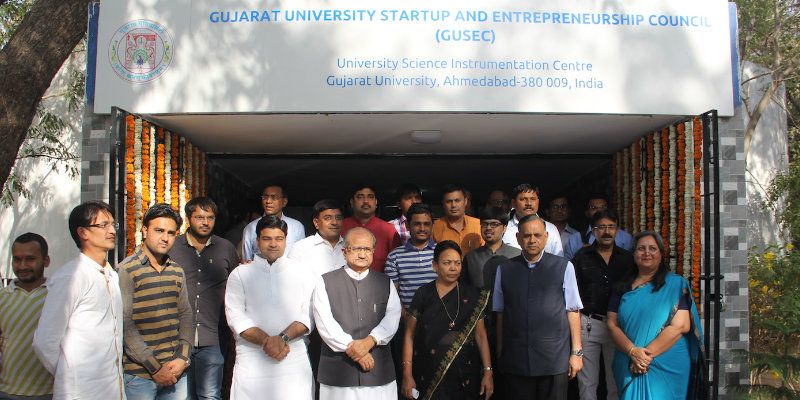 Gujarat University rewards Rs 40,000 seed capital and mentorship opportunity to 12 startups