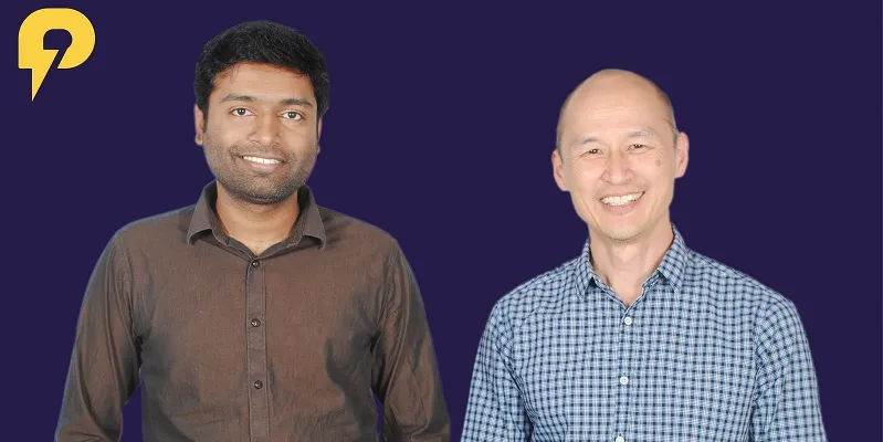The founders of Recharge Bot (L to R) Srinivas Njay and Bruce Kim 