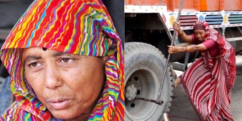 Meet Shanti Devi, the only woman truck mechanic in India