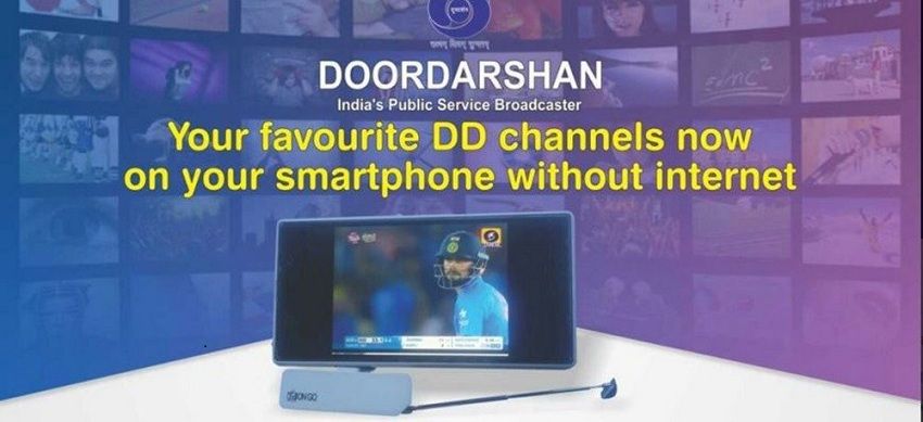 Doordarshan to air free TV content without internet on smartphones in 16 cities