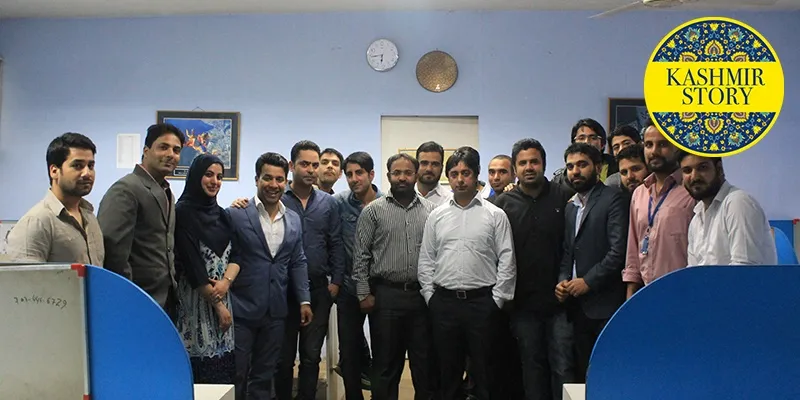 Team iQuasar in the Srinagar office