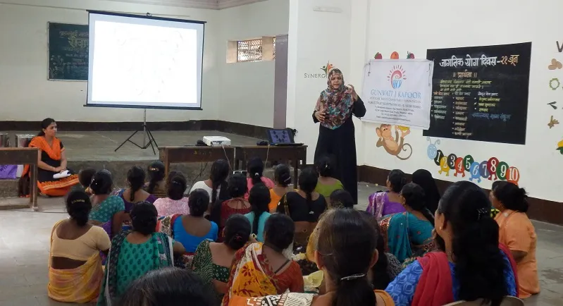 An awareness camp in progress