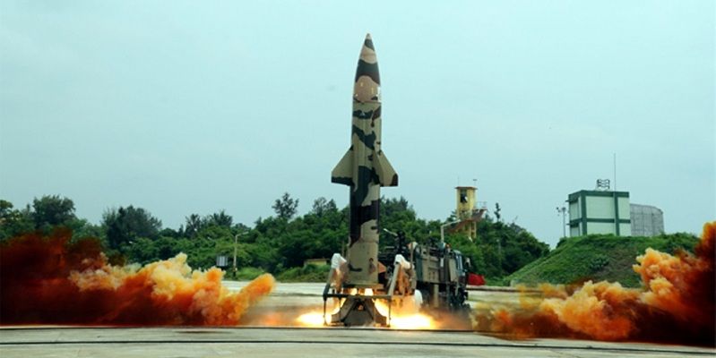 India successfully test fires its indigenously developed missile, Prithvi-II