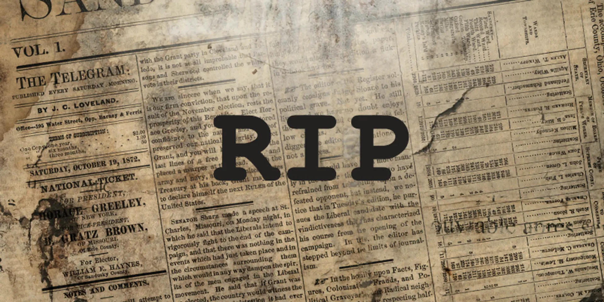 Is the writing on the wall for print media?