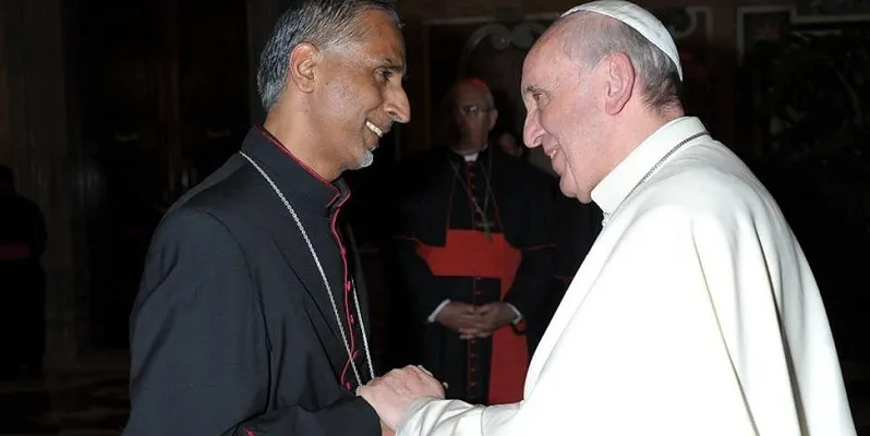 Jacob Muricken with Pope