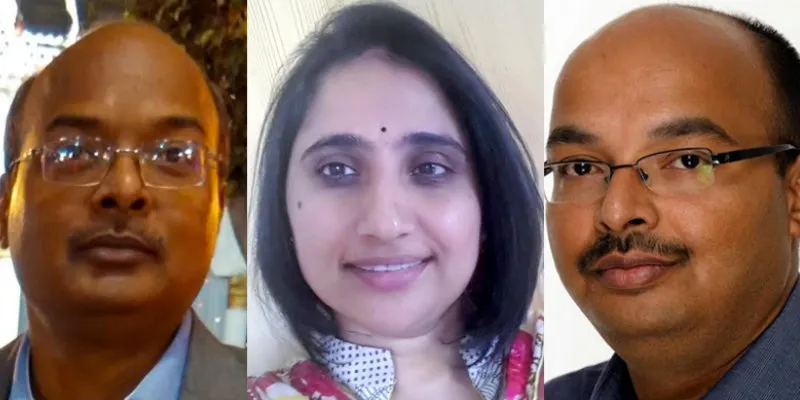 (L-R) Atul Kumar, Priya Anant, Anant Kumar (Co-founders of Life Circle)