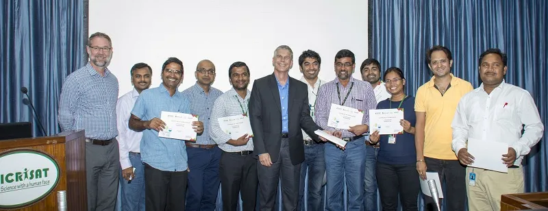 The winners of the hackathon, Source - icrisat